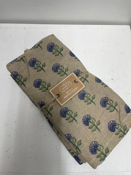 Mud Pie Cloth Napkins-set of 4 OhhMy! Gifts and Things, LLC