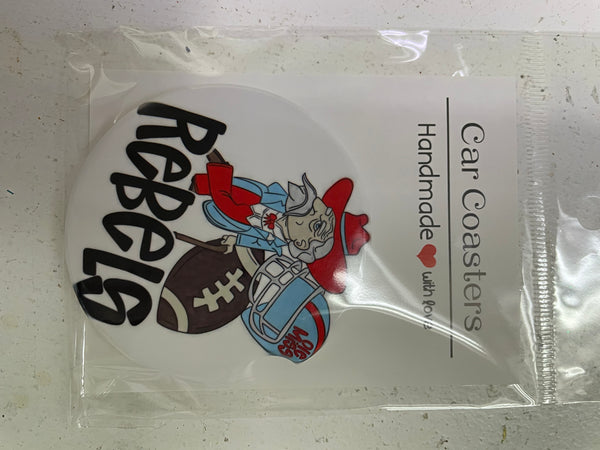 Car Coasters-2 1/2"Round Amanda Queen