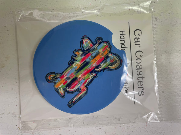 Car Coasters-2 1/2"Round Amanda Queen