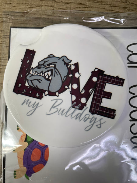 Car Coasters-2 1/2"Round Amanda Queen