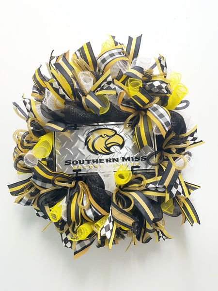 Handmade 23" Sports Wreath - Athletic Door Decor for Fans & Game Rooms Jody Martin