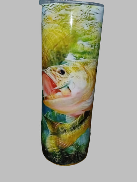 20oz Skinny Tumbler-Bass