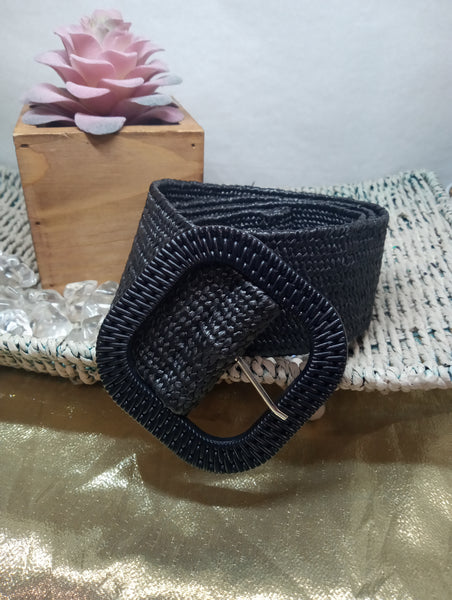 Thick Stretchy Belts-black