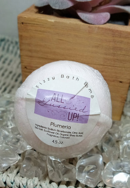 Plumeria Fizzy Bath Bombs