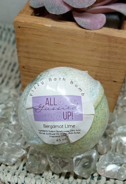 Bergamot Lime Fizzy Bath Bombs