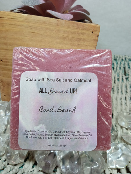 Handmade Soaps w/Oatmeal or Sea Salt/Bondi Beach