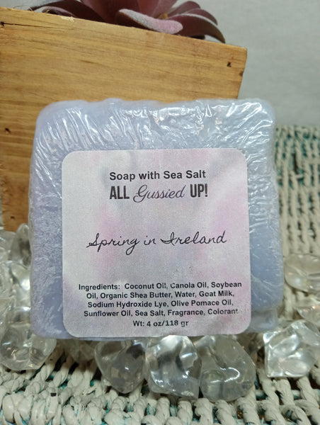 Handmade Soaps w/Oatmeal or Sea Salt/Spring in Ireland