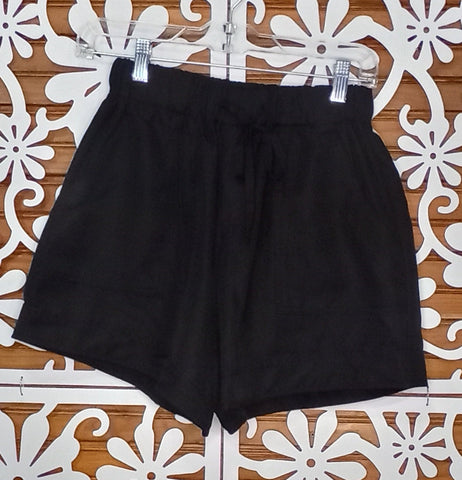 Black Dress Shorts w/Cuffed Bottom