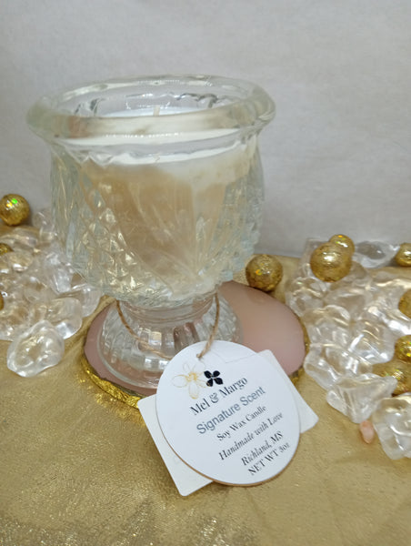 Assorted Soy Candles-crystal glass