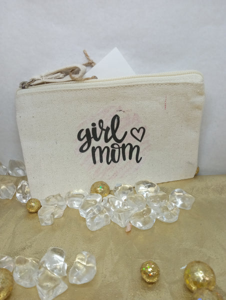 Small Canvas Bags-girl mom