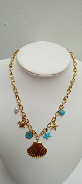 Seashell non tarnish necklaces Alisha Groo
