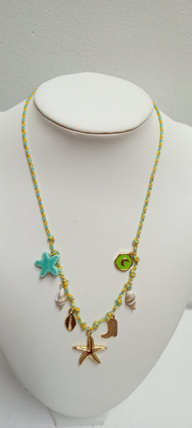 Seashell non tarnish necklaces Alisha Groo