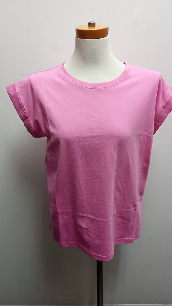 Zenana T-shirt with cuff sleeve Amanda Queen