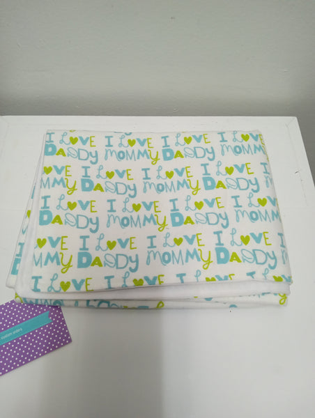 25"x18" Baby Changing Pad-White w/Sheep Jody Martin