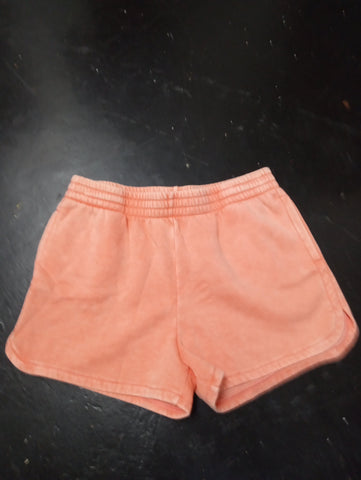 Zenana Oversized Acid Wash Shorts Amanda Queen