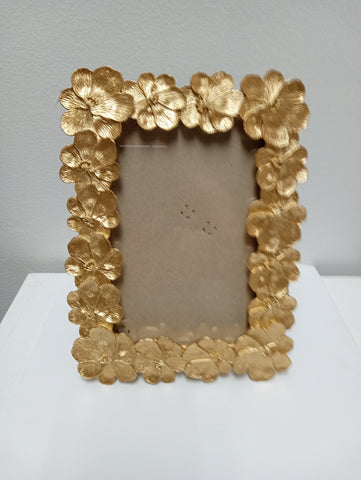 5"x7" Floral Gold Frame Ashlyn Abernathy