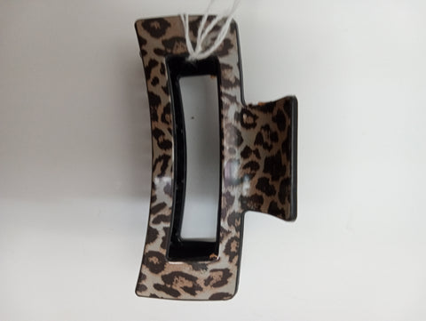 Chetah Hair clips-3 1/2x2 OhhMy! Gifts and Things, LLC