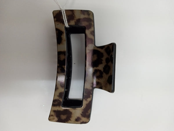 Chetah Hair clips-3 1/2x2 OhhMy! Gifts and Things, LLC