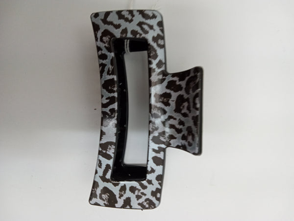 Chetah Hair clips-3 1/2x2 OhhMy! Gifts and Things, LLC
