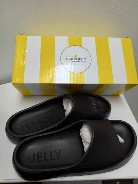 Lemon Jelly 13 Black Sandals Debra Hodge