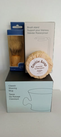 Shave Mug Brush and Stand Kit OhhMy! Gifts and Things, LLC
