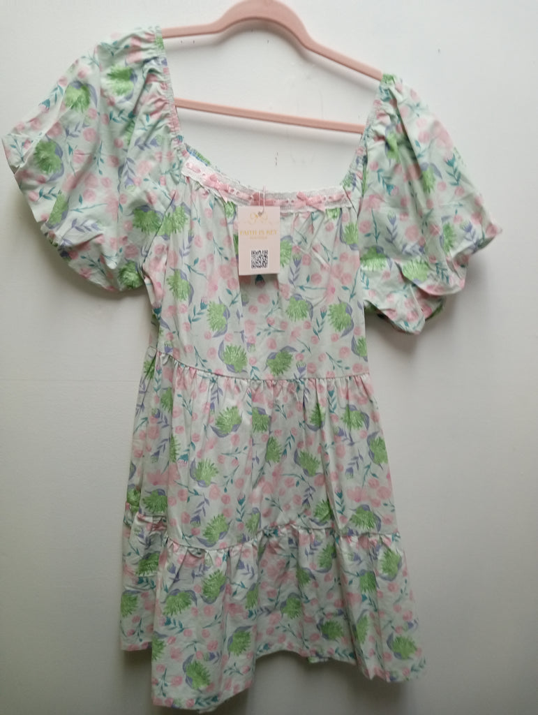 Umgee Mint Green Mini Dress | Boho Sundress for Women | S M L