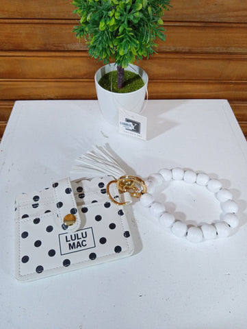 LuLu Mac beaded Wristlets w/wallet Amanda Queen