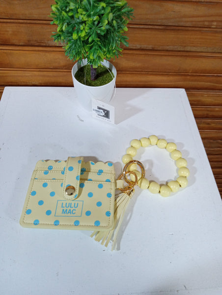 LuLu Mac beaded Wristlets w/wallet Amanda Queen