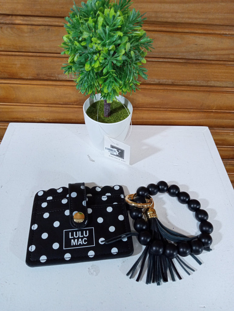 LuLu Mac beaded Wristlets w/wallet Amanda Queen