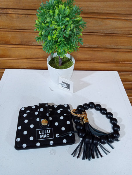LuLu Mac beaded Wristlets w/wallet Amanda Queen