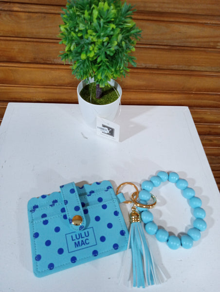 LuLu Mac beaded Wristlets w/wallet Amanda Queen