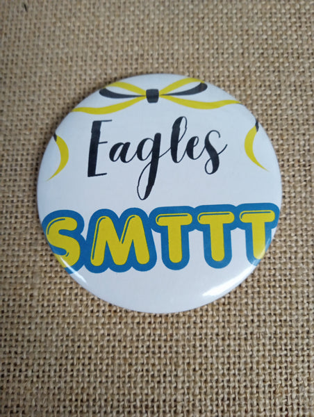3" Mascot Spirit Buttons | Team Pride Pins & Game Day Accessories Amanda Queen