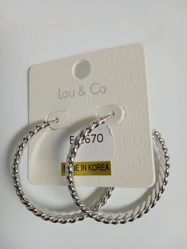 LOU & CO large Hoops OhhMy! Gifts and Things, LLC
