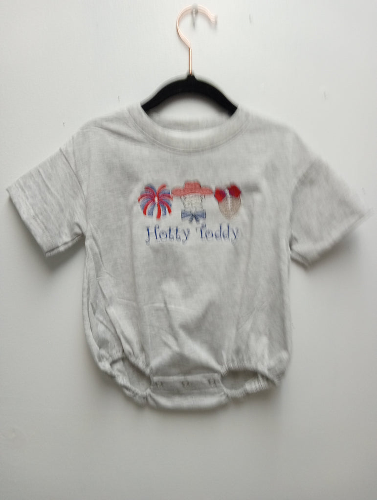 Girls Gray Hotty Toddy Football Romper – Ole Miss Fan Outfit Sew Sisterly
