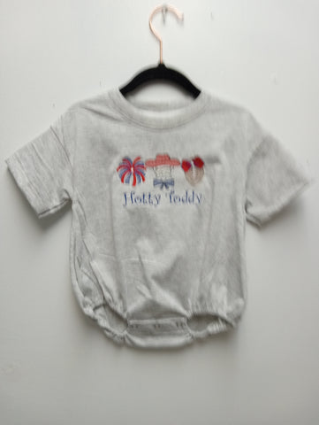 Boys Gray Hotty Toddy Football Romper – Ole Miss Fan Outfit Sew Sisterly