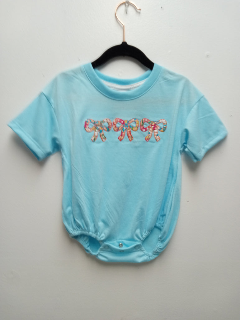 Kid's Romper w/3 ribbon Sew Sisterly