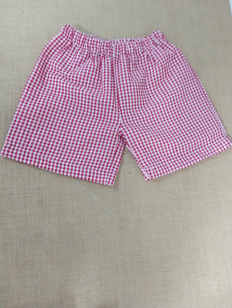 Checkered Shorts Sew Sisterly