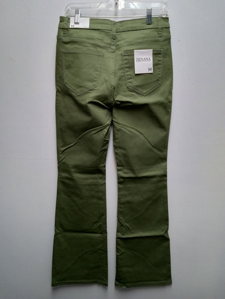 Zenana Olive Green flared leg Pants OhhMy! Gifts and Things, LLC