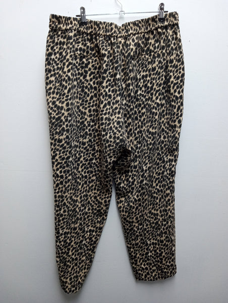 J.Crew Leopard Print Pants - Women's Size 14 Preloved Consignment Amanda Queen Consign