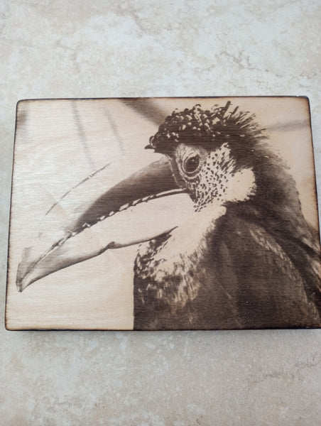 6 1/2" x 8 1/2"Handmade Burnt Wood Lasered Art Shelf Sitter | 9 Styles Rick Dantzler