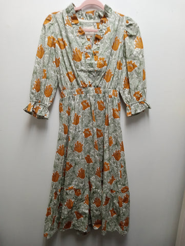 Umgee Midi Fall Dress Landon Ramsey-Maria Briones
