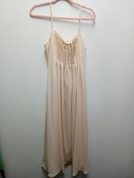 Blue Pepper Beige Spaghetti Strap Maxi Dress | M & L Landon Ramsey-Maria Briones
