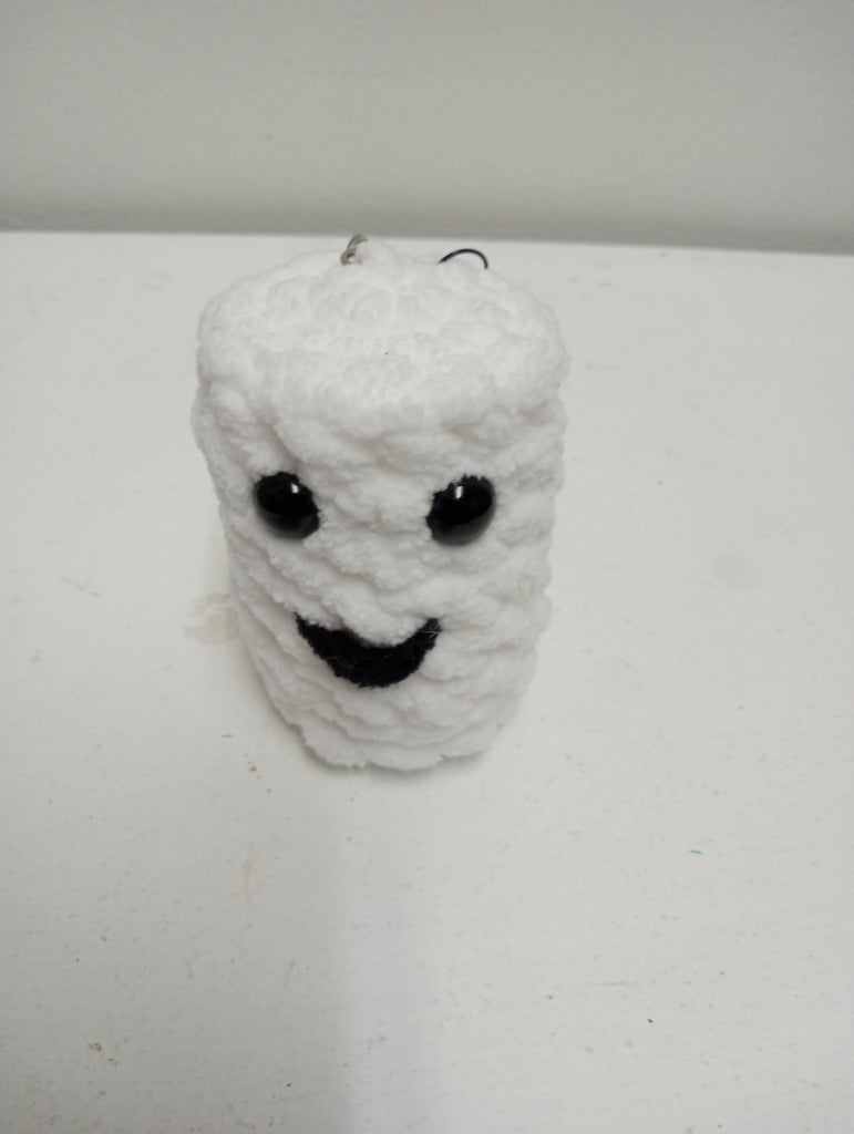 2"x3"Crochet Marshmallow Keychain Hannah Bodker