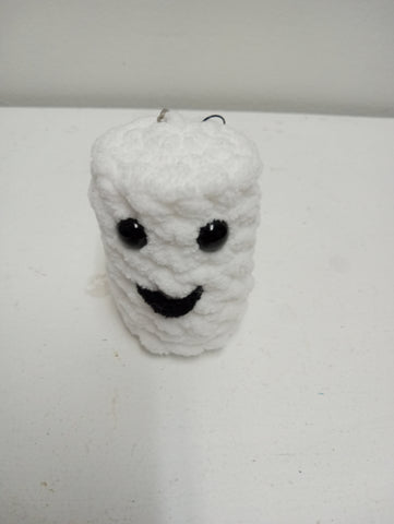 2"x3"Crochet Marshmallow Keychain Hannah Bodker