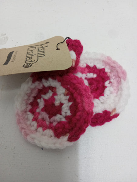 Handmade crochet car coasters-pair Hannah Bodker