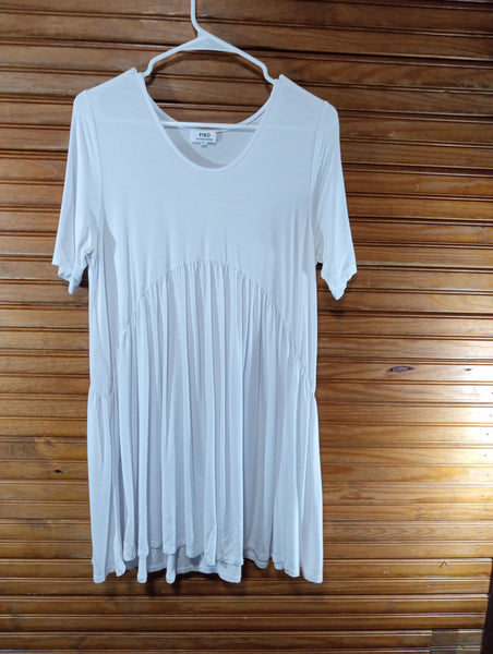 Preloved Pico Medium White smock/top/dress/ Debra Hodge