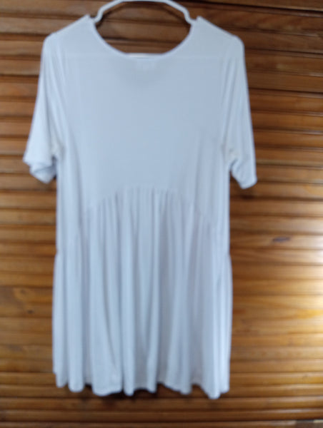 Preloved Pico Medium White smock/top/dress/ Debra Hodge