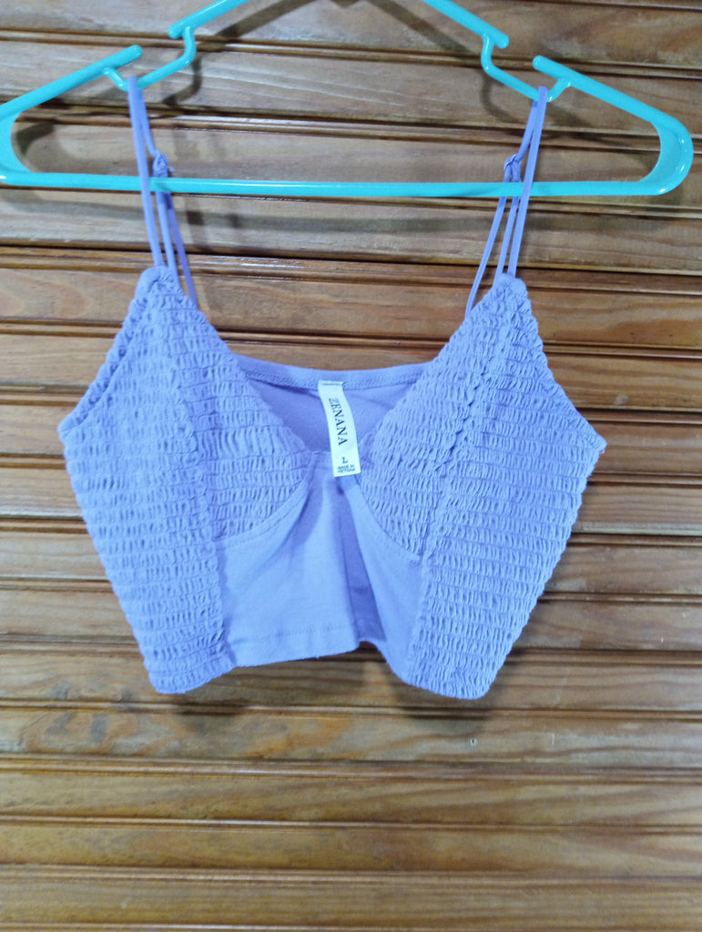 Zenana Purple Med/Large stretch sport bra Debra Hodge