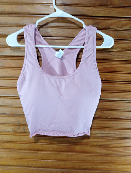 Yogalicious blush pink XL sport top Debra Hodge