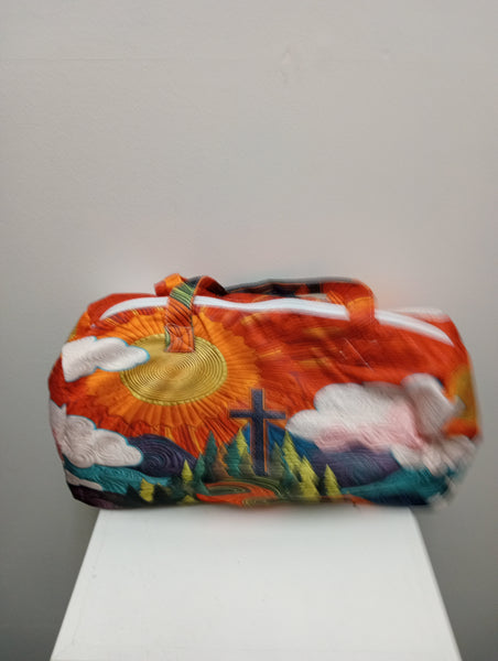 15x9 Multicolor Tote Bag | Fun Prints – Cow, Faith, Poodle & Music OhhMy! Gifts and Things, LLC